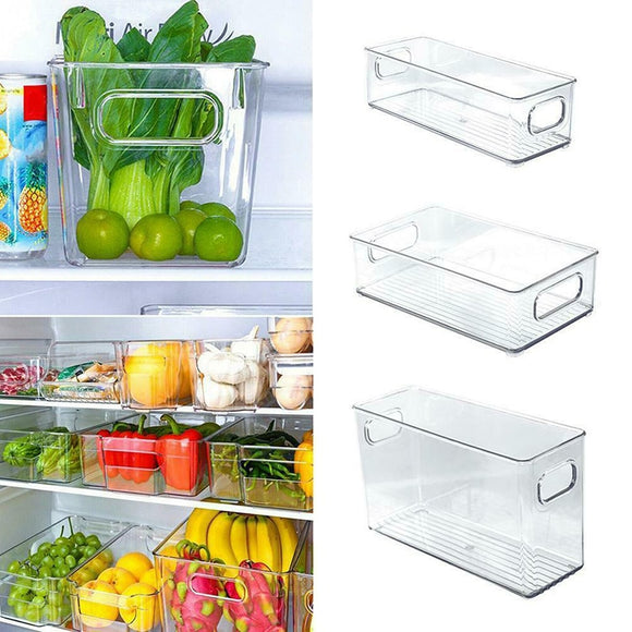 Food Storage Container With Handle & Lid For Pantry, Fridge