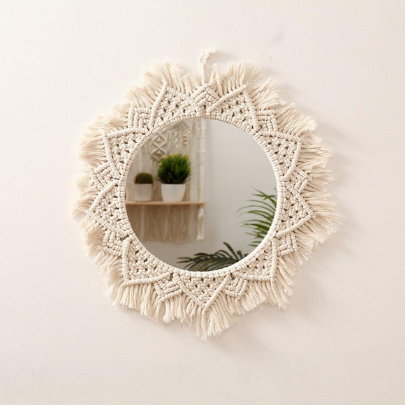 Boho Fringe Mirror